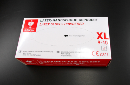 Latex Handschuhe 100 Stück/VE